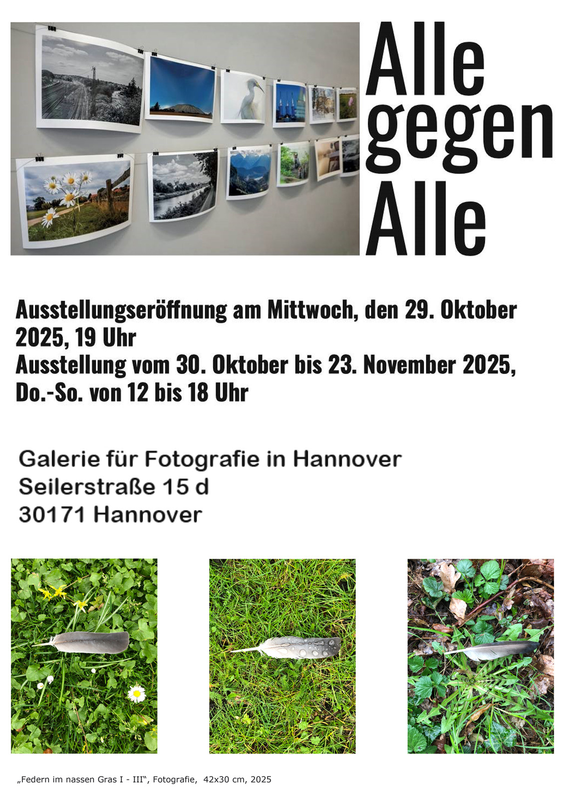 Ausstellung in der Galerie für Fotografie in der Eisfabrik (GAF)