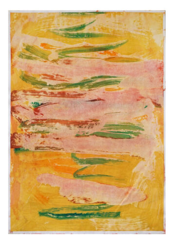 Landschaft Gouache-Papier